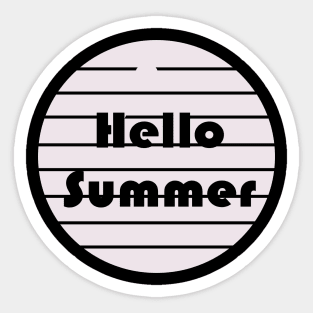 Hello Summer Sticker